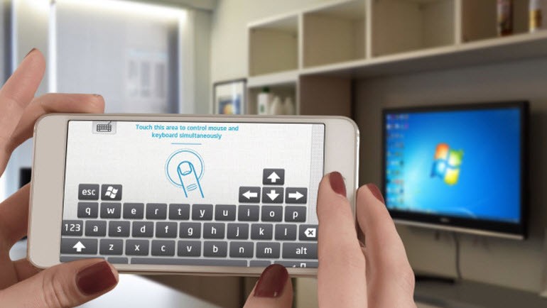 Using Mouse With Phone Instructions to change your phone into a remote Mouse and Keyboard